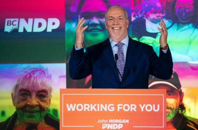 NDP Wins Majority Government In British Columbia Election, Report | The ...