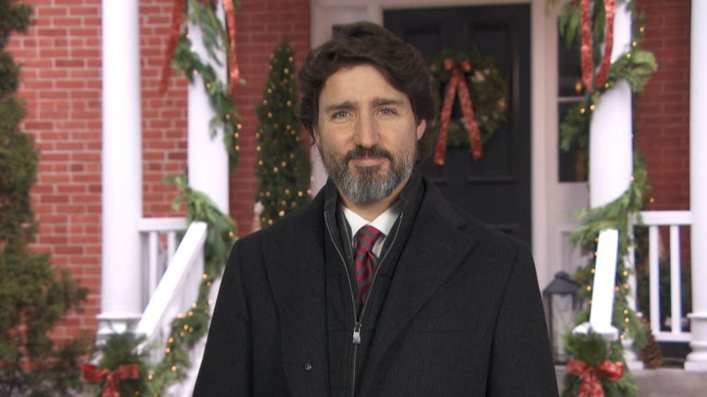 Justin Trudeau Christmas message focuses on the bright side The